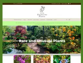 Exclusive Plants website